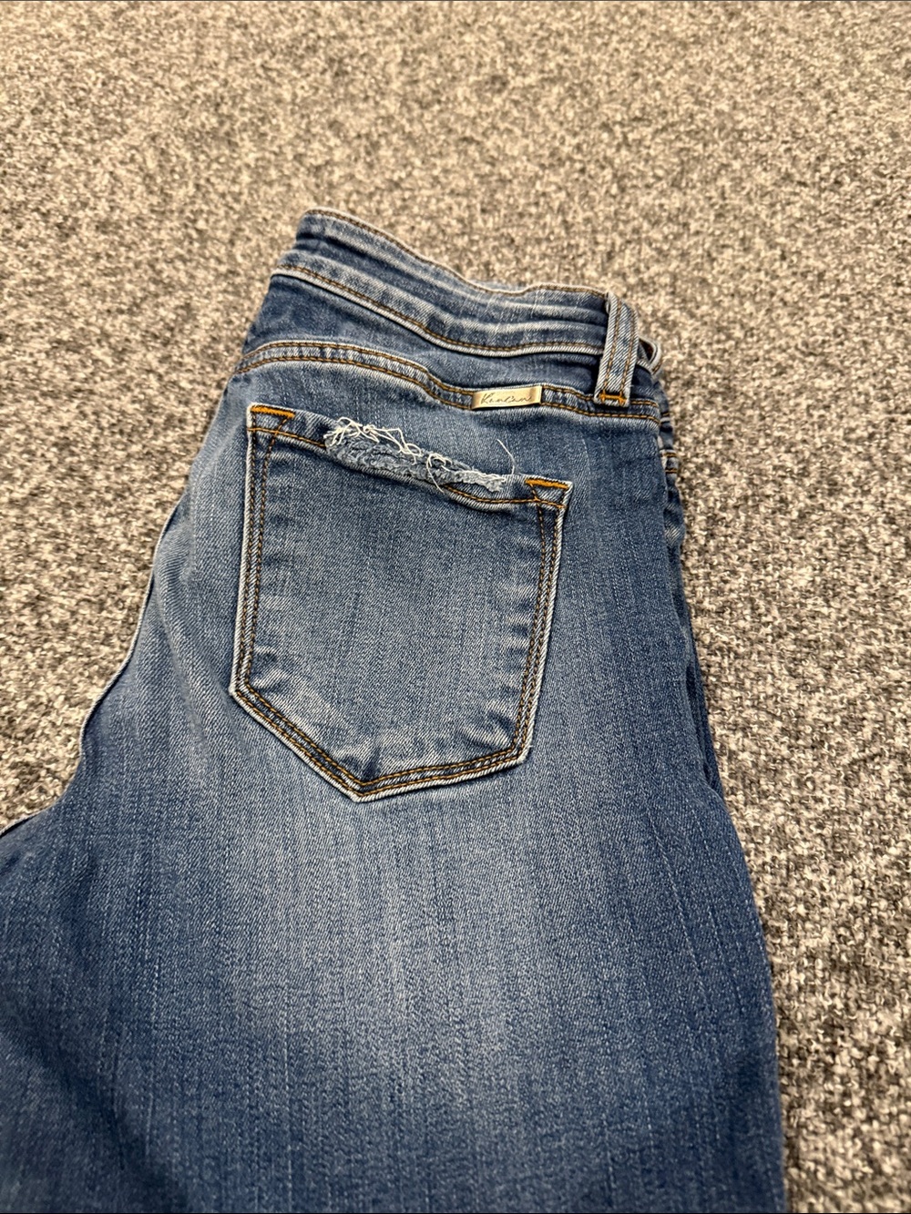 KanCan Medium Blue Distressed Skinny Jeans
